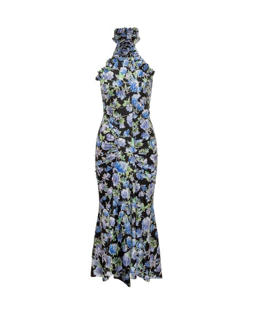 Philosophy Di Lorenzo Serafini Blue Floral Dress