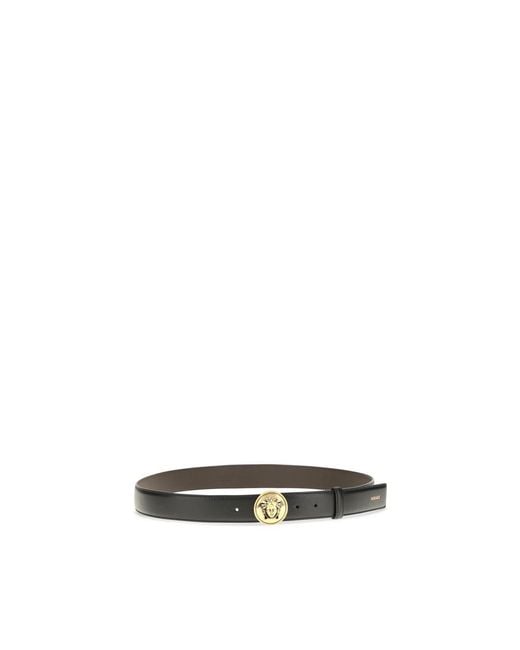 Versace Green Calf Leather Bos Taurus Regular Belt for men