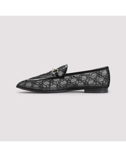 Gucci Black New Jordan Gg Loafers