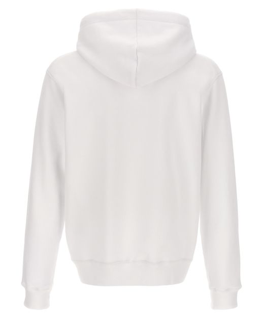 DSquared² Printed Hoodie Sweatshirt White for men