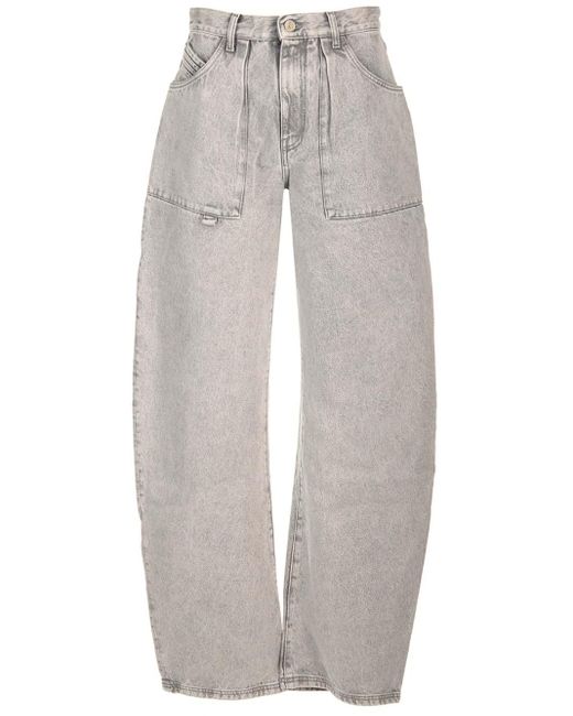 The Attico Gray Effie Trousers