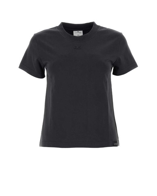 Courreges Black Courreges T-Shirt
