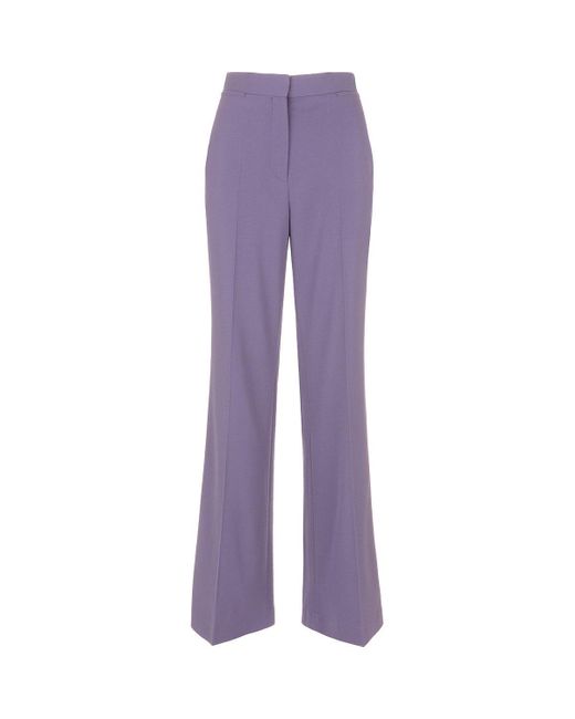 Stella McCartney Purple High Waist Flared Trousers