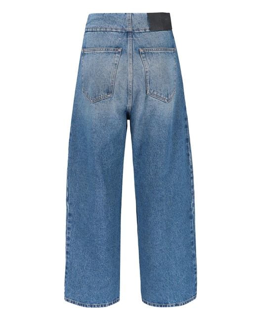 MM6 by Maison Martin Margiela Blue Cropped Jeans