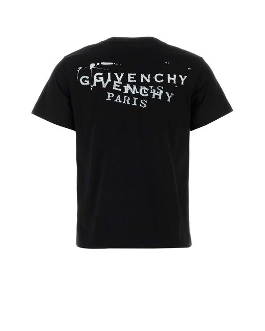 Givenchy Black Cotton T-Shirt