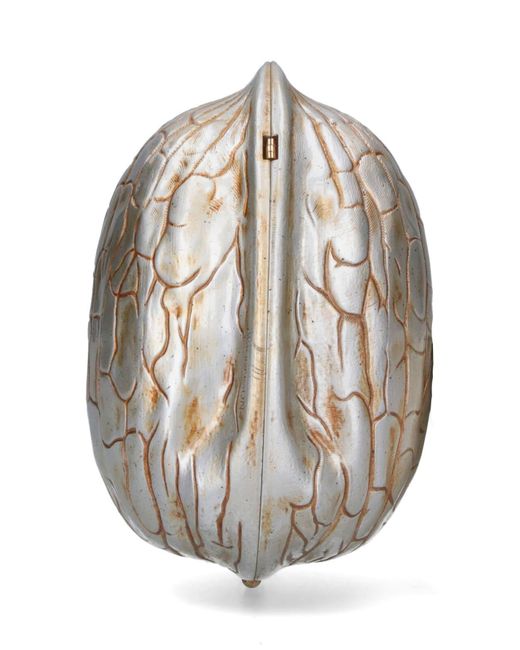 J.W. Anderson White Walnut Clutch