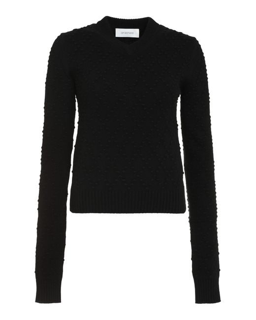 Sportmax Black Salve Wool And Cashmere Sweater