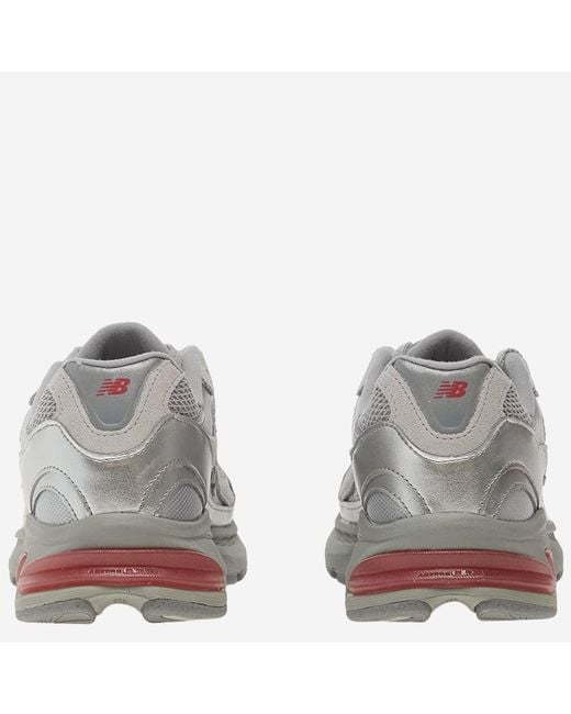 New Balance Gray Sneakers Leather Trainers