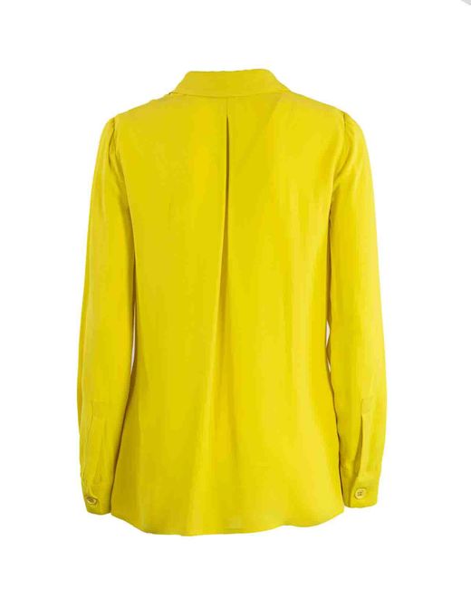 Elisabetta Franchi Yellow Viscose Shirt