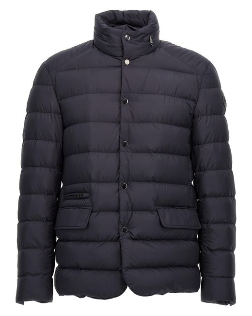 Moncler Blue Malinvern Down Jacket for men