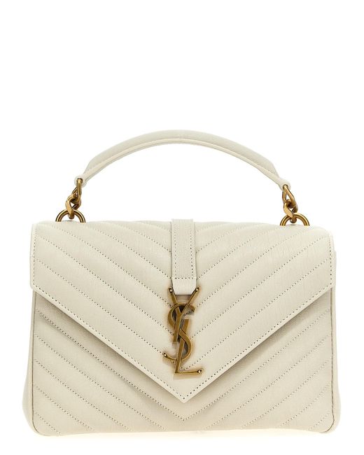 Saint Laurent Women's Natural 'College' Crossbody Bag