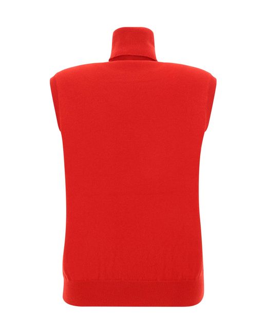 Rohe Red Turtleneck Top