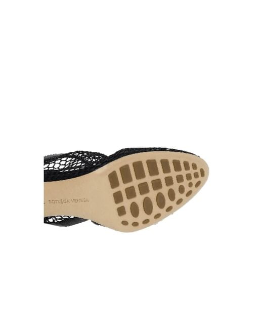 Bottega Veneta Black Chain-Trimmed 100Mm Mesh Sandals
