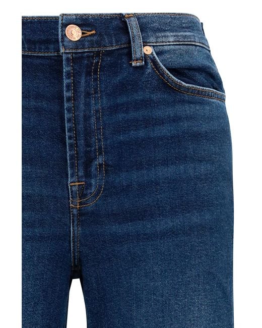 7 For All Mankind Blue Jeans Modern Dojo Cotton