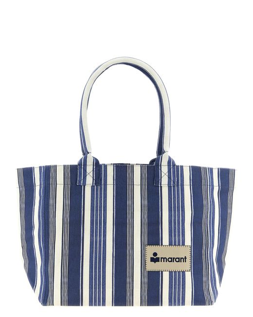 Isabel Marant Blue 'Yenky Zipped' Shopping Bag