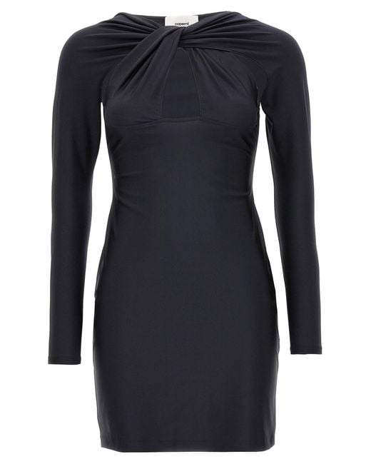 Coperni Black 'Twisted Cut-Out' Dress