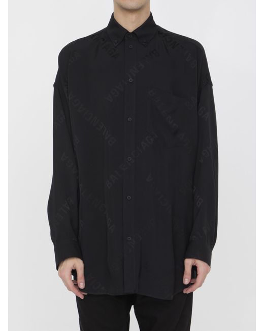 Balenciaga Black Cocoon Shirt for men