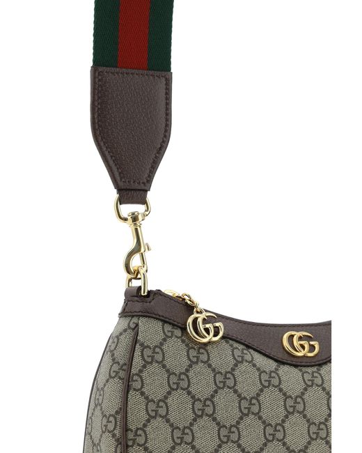 Gucci Gray Ophidia Shoulder Bag