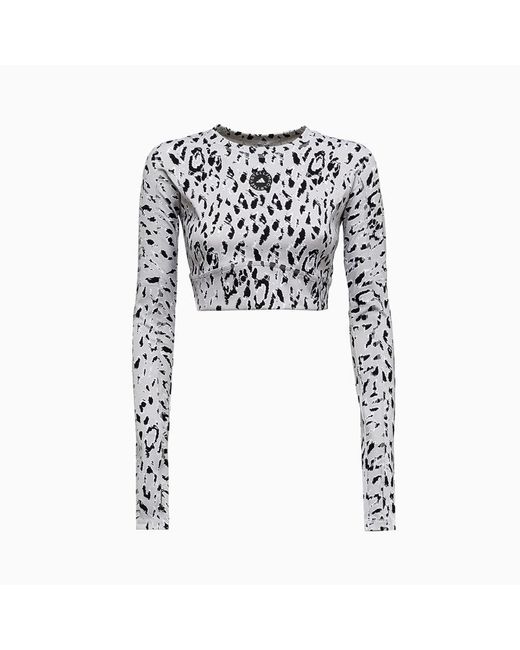 adidas By Stella McCartney Synthetic Asmc Crop Top Hc6851 | Lyst