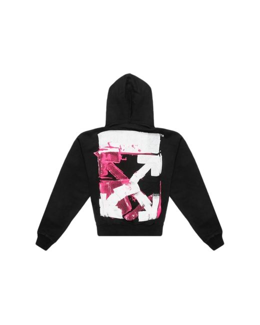 OFF-WHITE PINK/ORANGE MARKER ARROWS HOODIE BLACK – Bank of Hype