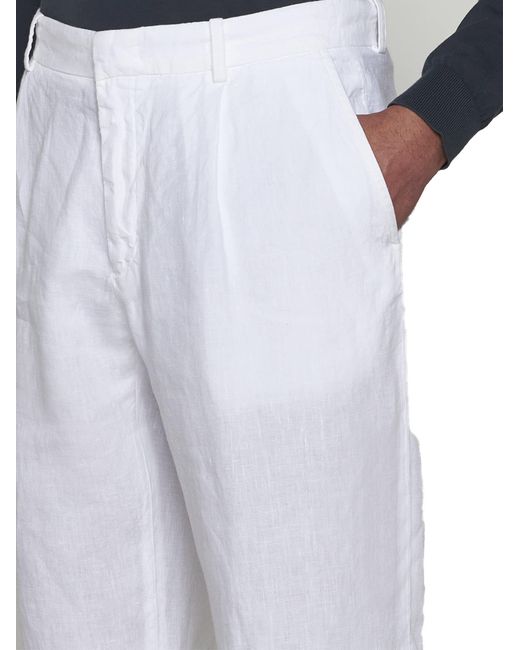 Malo White Shorts for men