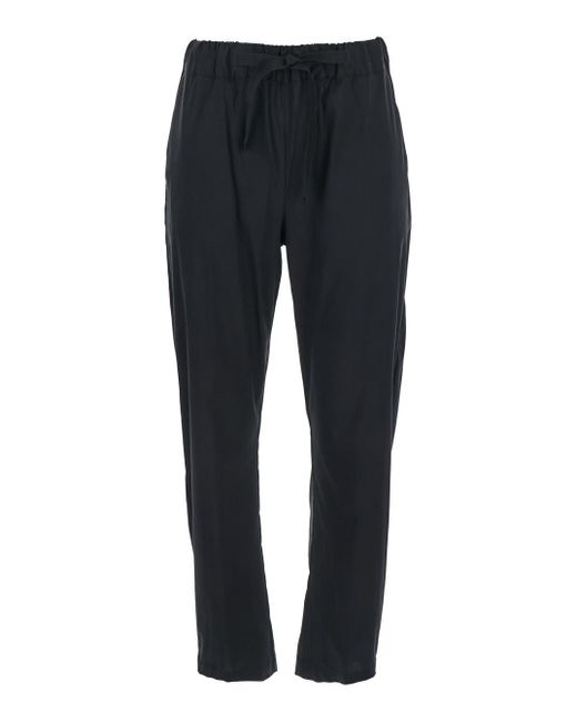 Semicouture Blue Buddy Pants With Elastic Drawstring Waist