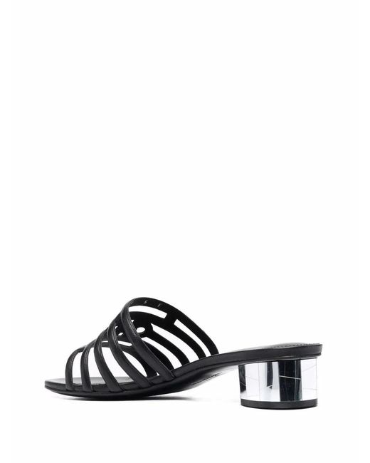 Ferragamo White Finn Sandal