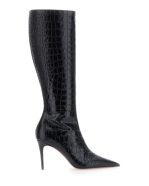 Paris Texas Black Boots Vera 85 Leather Calf