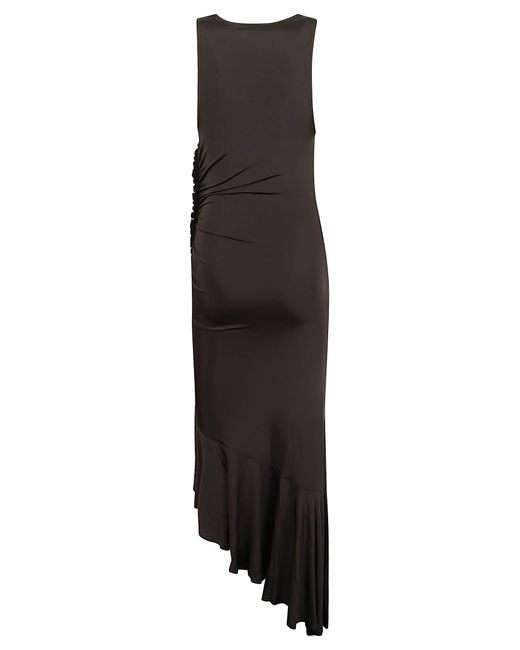 ROTATE BIRGER CHRISTENSEN Black Asymmetric Dress