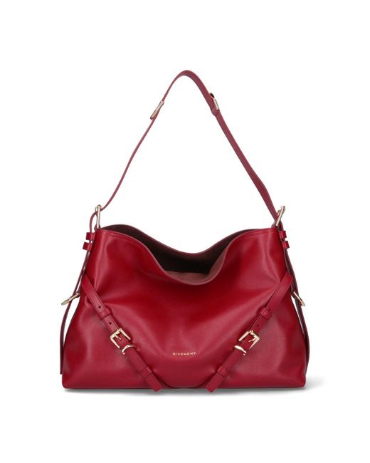 Givenchy Red "Voyou" Medium Crossbody Bag