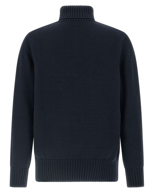 Givenchy Blue Paris' Turtleneck Sweater for men
