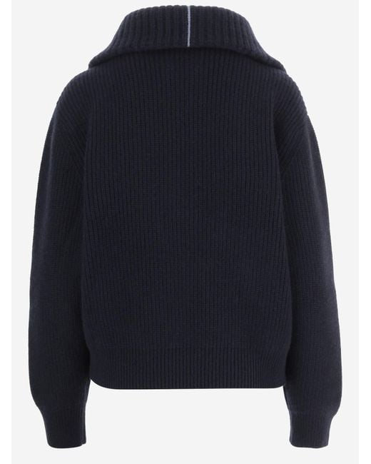 Malo Blue Sweater Cashmere