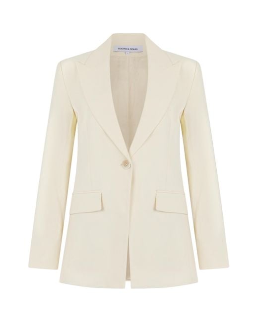 Veronica Beard White Blazer Cotton Blazers
