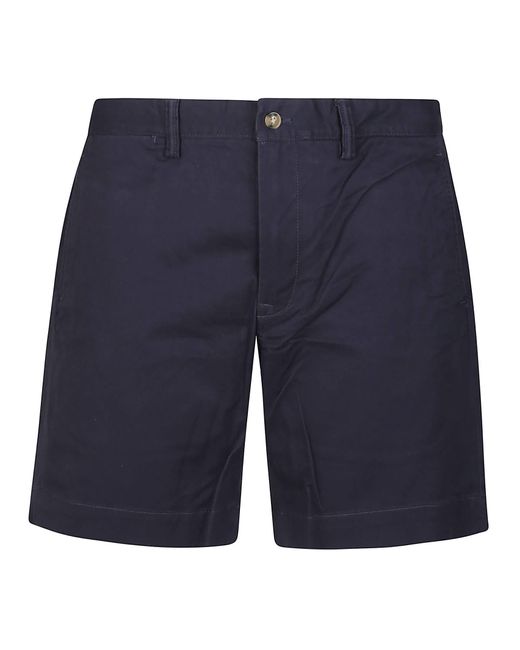 Polo Ralph Lauren Blue Flat Front Short for men