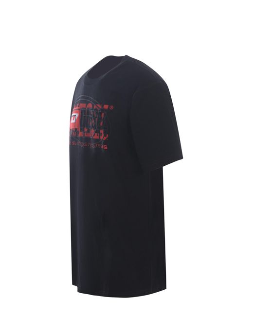 DIESEL Black T-Shirt T-Boxt Made Of Cotton Jersey for men