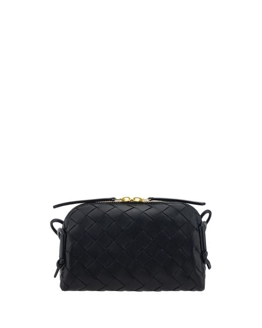 Bottega Veneta Black Concert Shoulder Bag- Calf Leather Make Up