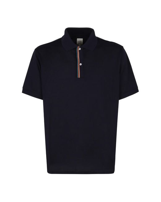 Paul Smith Cotton-piqué Polo Shirt in Blue for Men | Lyst