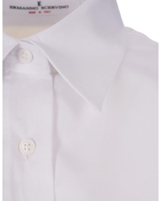 Ermanno Scervino White Oversize Shirt