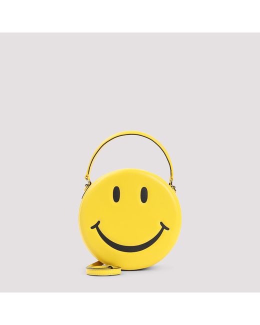 Moschino Yellow Smiley Crossbody Bag