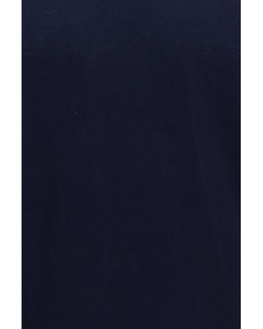 Cruna Blue Long-Sleeve Sweater Portofino Cotton for men