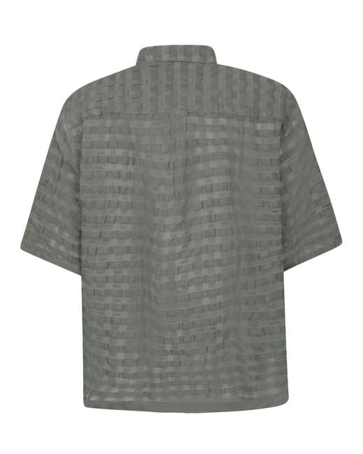 Costumein Gray Light Linen Shirt for men