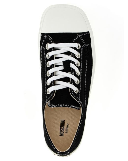 Moschino Black Edge' Sneakers for men