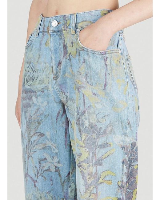 Stella McCartney Blue Rewild Flora Jeans