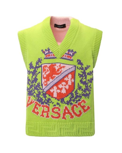 versace sweater vest