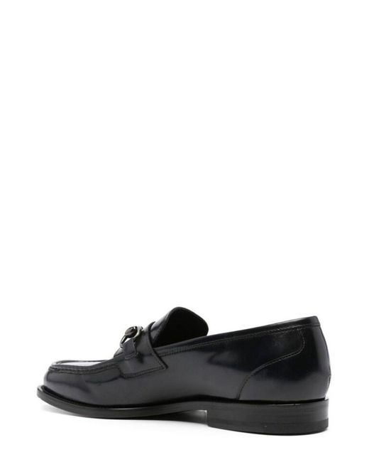 Tagliatore Black Cabe Hardware-detailed Penny Loafers for men