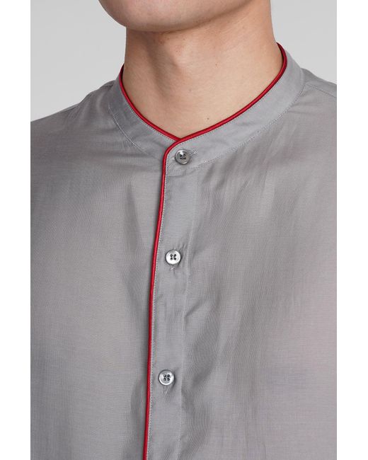 Giorgio Armani Gray Shirt for men