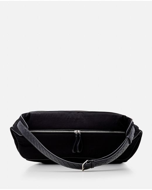Bottega Veneta Black Fabric Belt Bag for men