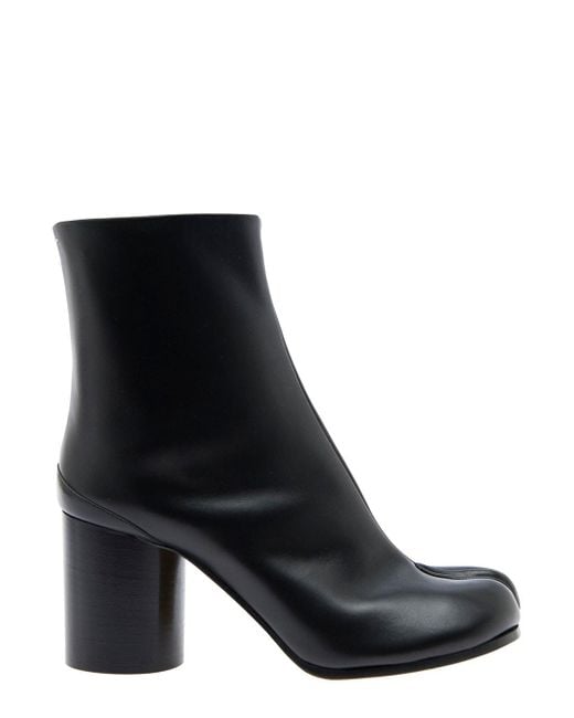 Maison Margiela Black 'Tabi' High Heel Ankle Boots