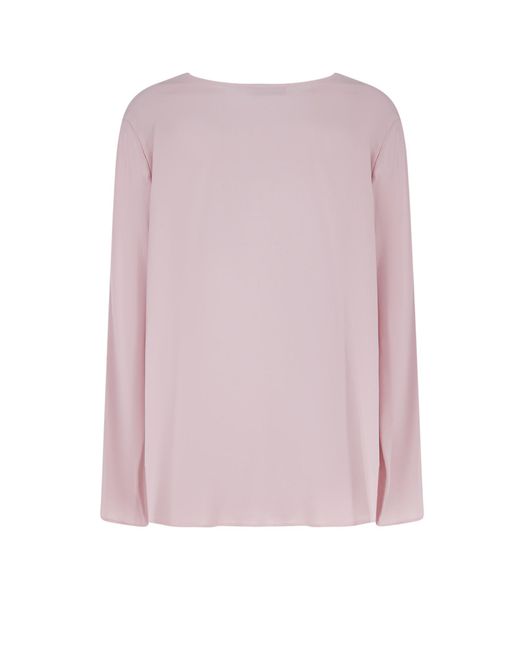 Max Mara Pink Shirts Seta Elastan