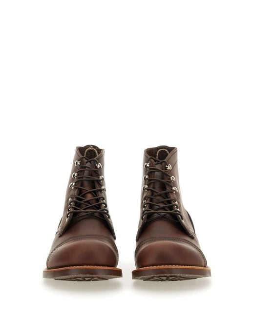Red Wing Brown Leather Boot for men